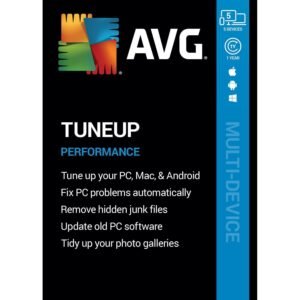 AVG TuneUp 2020,5 Multi Devices 1 Year AVG TuneUp 5 Device