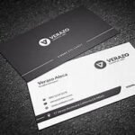 Standard Business Cards Black and White