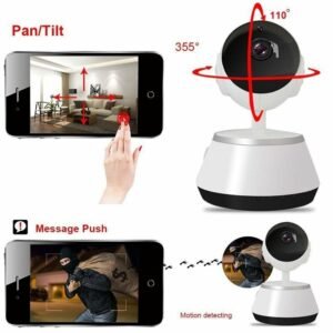 Wireless 720P Pan Tilt Network CCTV IP Camera IR Night Vision WiFi Webcam