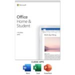 Microsoft Office Home & Student 2019, English 1 person, Windows 10 PC/Mac Key Card