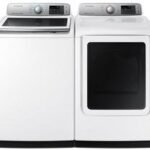 Samsung Washer 5.5 cu ft Top Loading, Dryer 7.4 cu ft